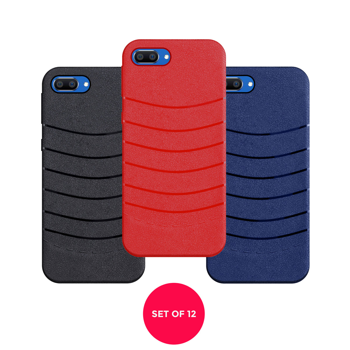 Designer Soft TPU Fancy Case cover for Real Me C1 (12 PCS. SET)