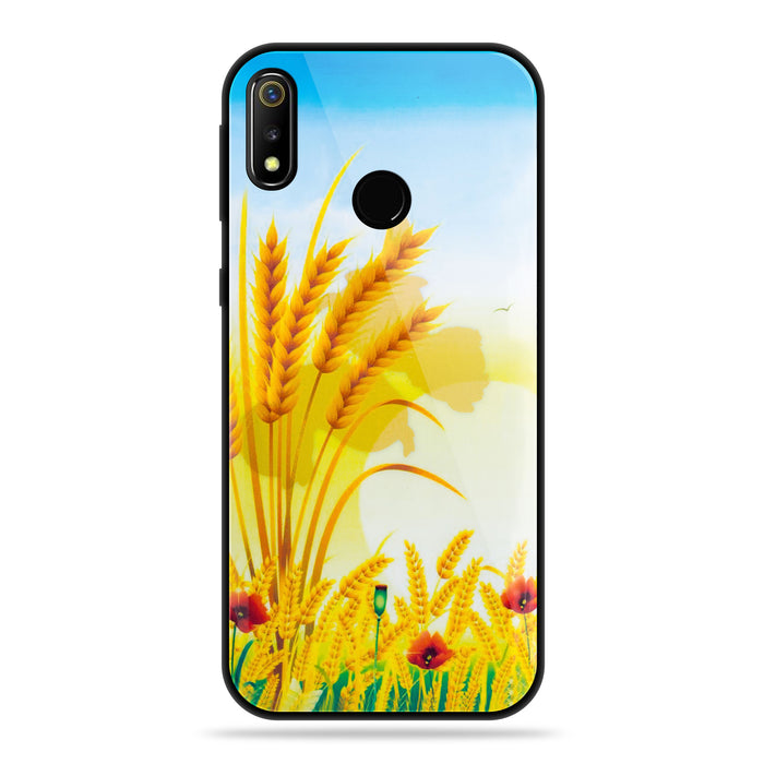 Designer Soft TPU Fancy Back Case Cover for Real Me3 (24 PCS. SET)