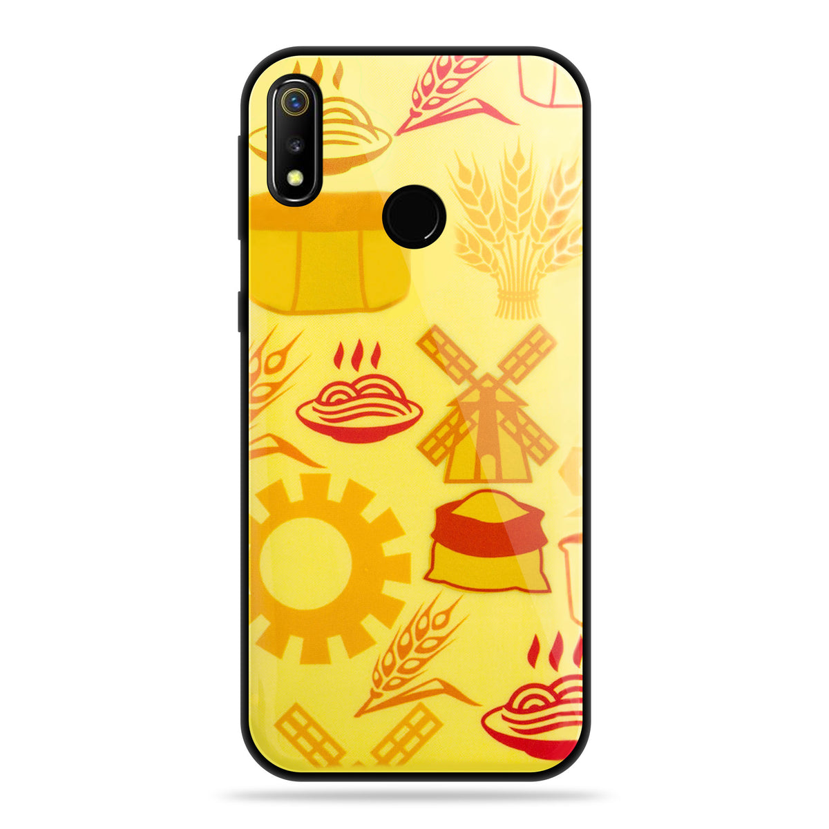 Designer Soft TPU Fancy Back Case Cover for Real Me3
