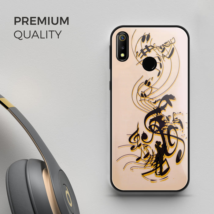 Designer Soft TPU Fancy Back Case Cover for Real Me3