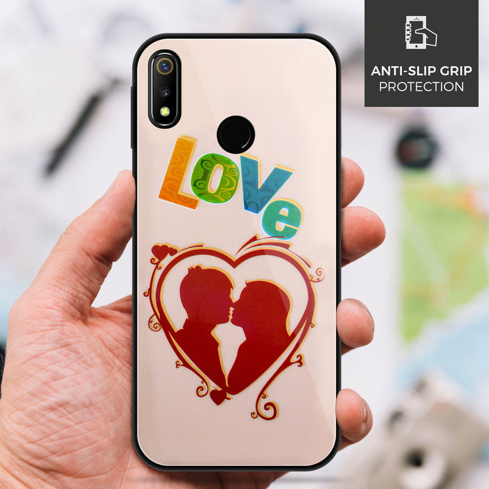 Designer Soft TPU Fancy Back Case Cover for Real Me3