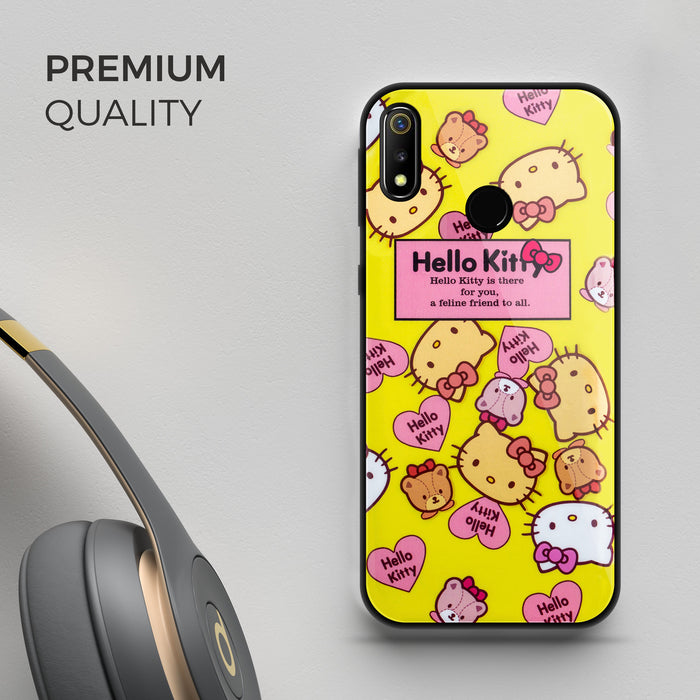 Designer Soft TPU Fancy Back Case Cover for Real Me3