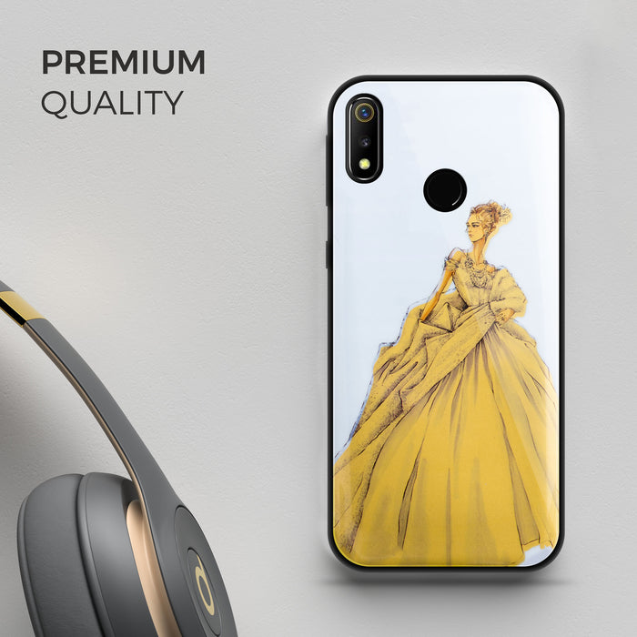 Designer Soft TPU Fancy Back Case Cover for Real Me3