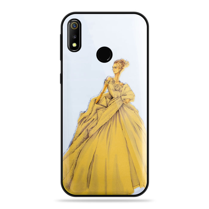 Designer Soft TPU Fancy Back Case Cover for Real Me3 (24 PCS. SET)