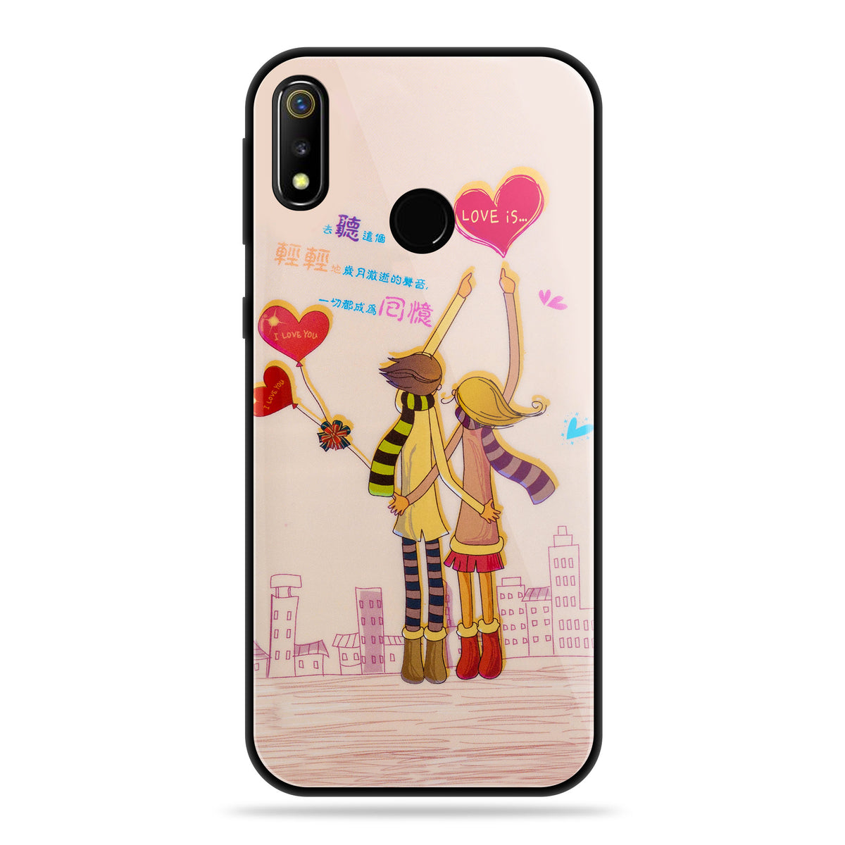 Designer Soft TPU Fancy Back Case Cover for Real Me3