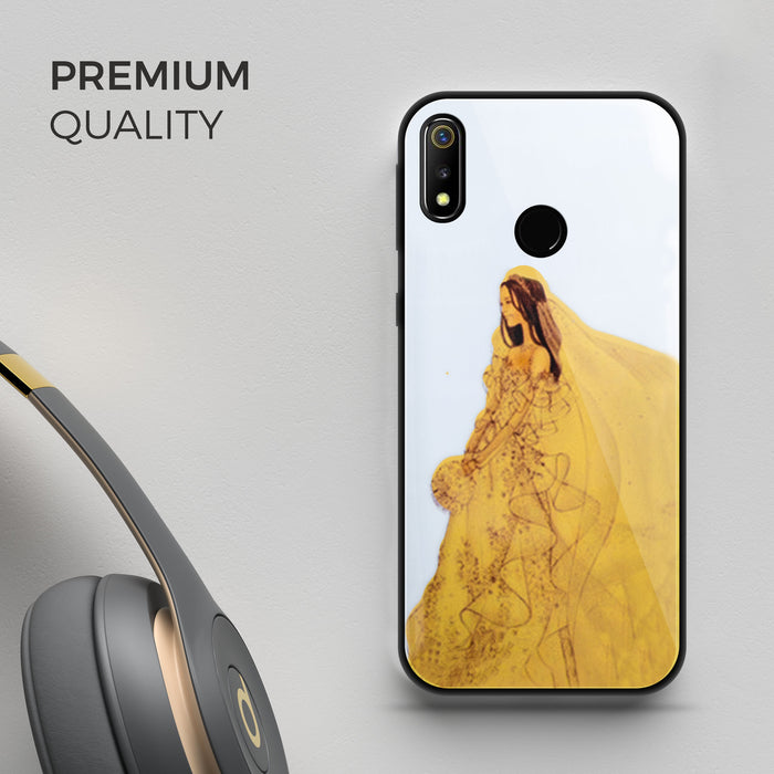 Designer Soft TPU Fancy Back Case Cover for Real Me3