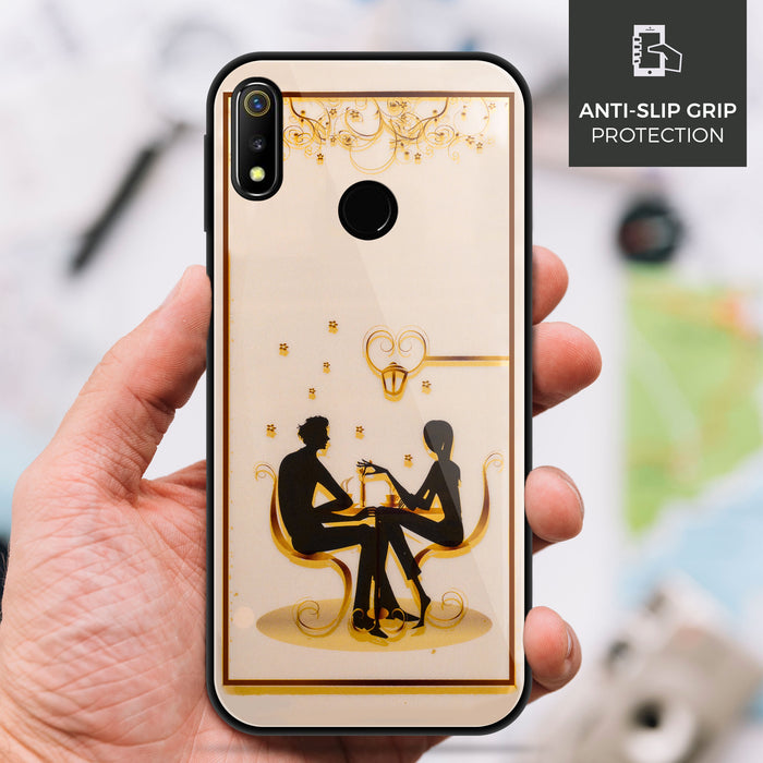 Designer Soft TPU Fancy Back Case Cover for Real Me3