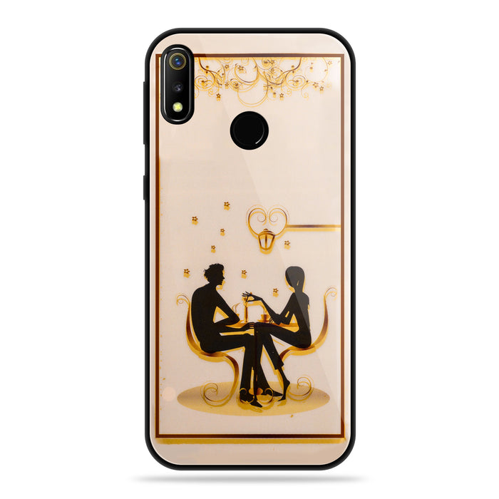 Designer Soft TPU Fancy Back Case Cover for Real Me3