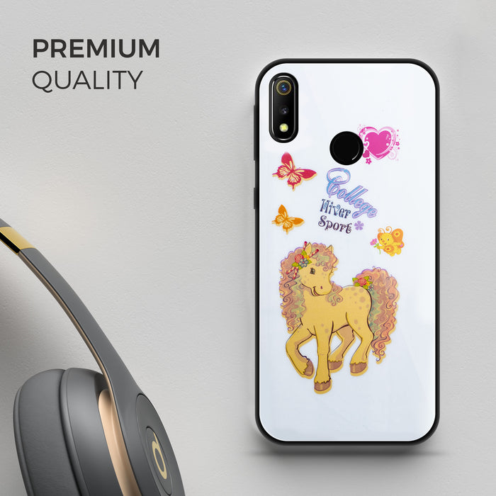 Designer Soft TPU Fancy Back Case Cover for Real Me3