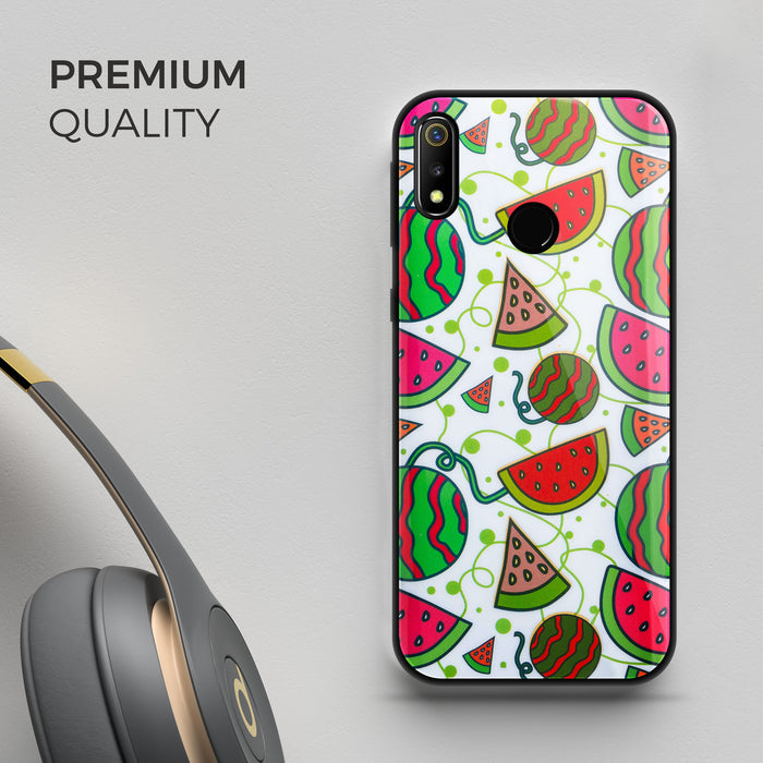 Designer Soft TPU Fancy Back Case Cover for Real Me3