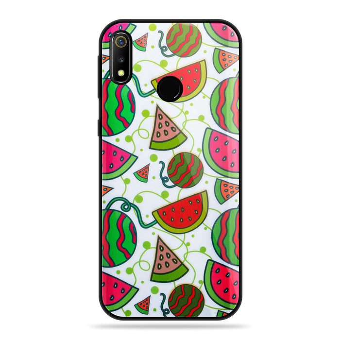 Designer Soft TPU Fancy Back Case Cover for Real Me3