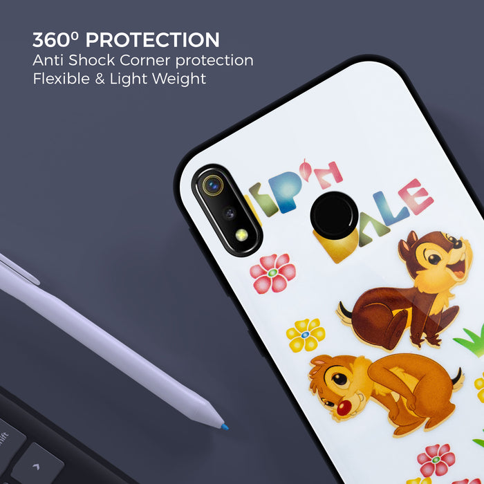 Designer Soft TPU Fancy Back Case Cover for Real Me3