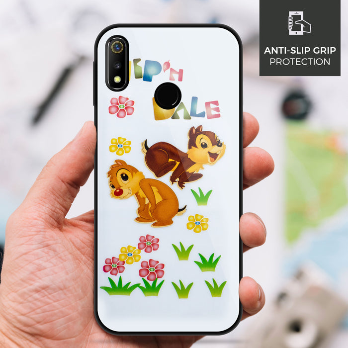 Designer Soft TPU Fancy Back Case Cover for Real Me3