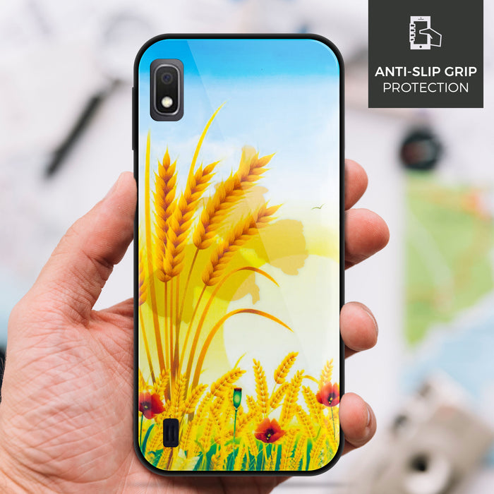 Designer Soft TPU Fancy Back Case Cover for Samsung A10