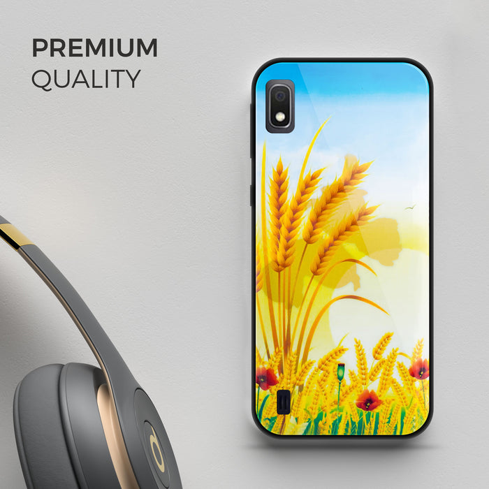 Designer Soft TPU Fancy Back Case Cover for Samsung A10