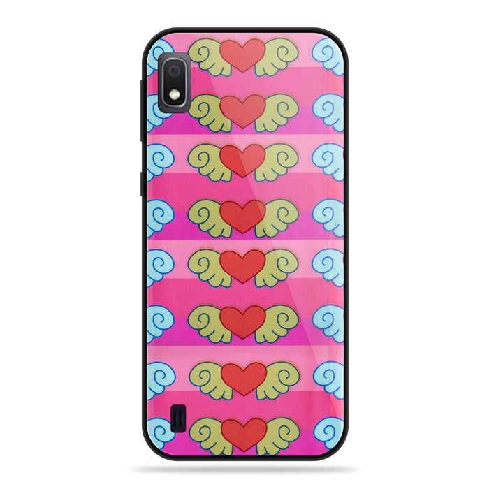 Designer Soft TPU Fancy Back Case Cover for Samsung A10 (24 PCS. SET)