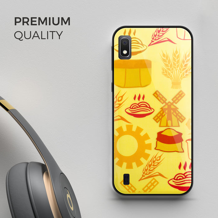 Designer Soft TPU Fancy Back Case Cover for Samsung A10