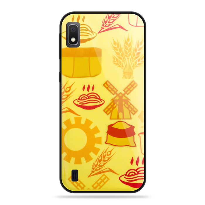 Designer Soft TPU Fancy Back Case Cover for Samsung A10 (24 PCS. SET)
