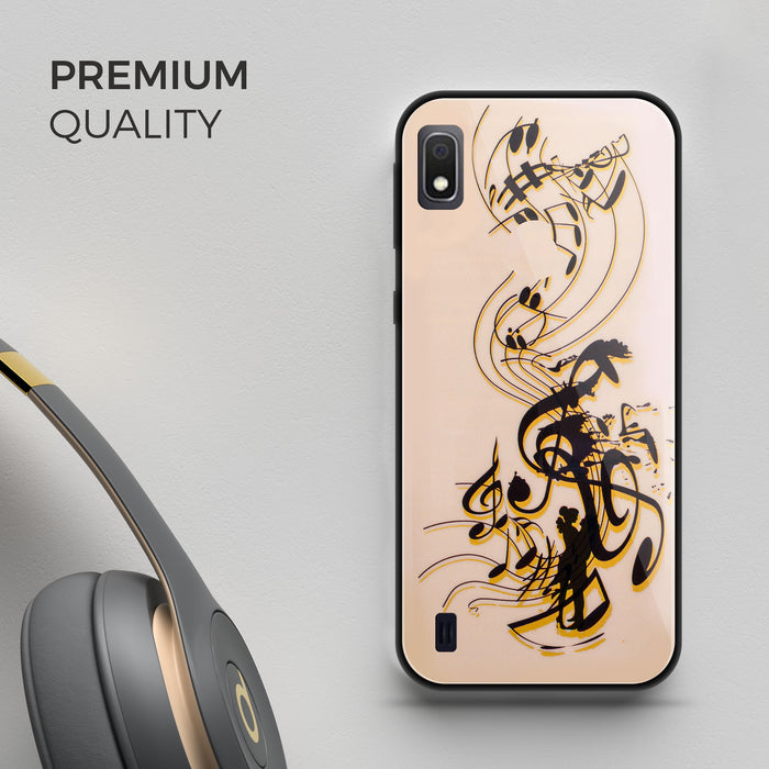 Designer Soft TPU Fancy Back Case Cover for Samsung A10