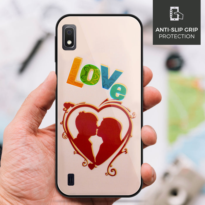 Designer Soft TPU Fancy Back Case Cover for Samsung A10