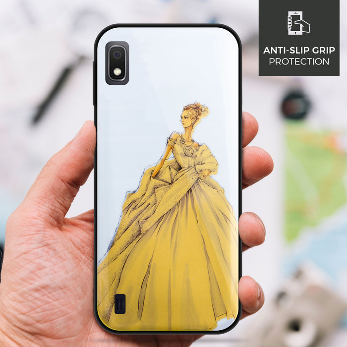 Designer Soft TPU Fancy Back Case Cover for Samsung A10