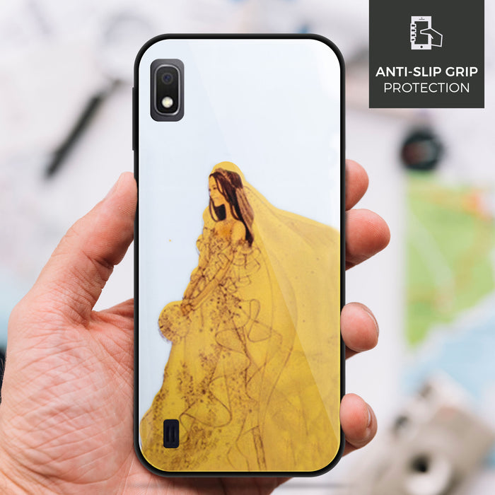 Designer Soft TPU Fancy Back Case Cover for Samsung A10