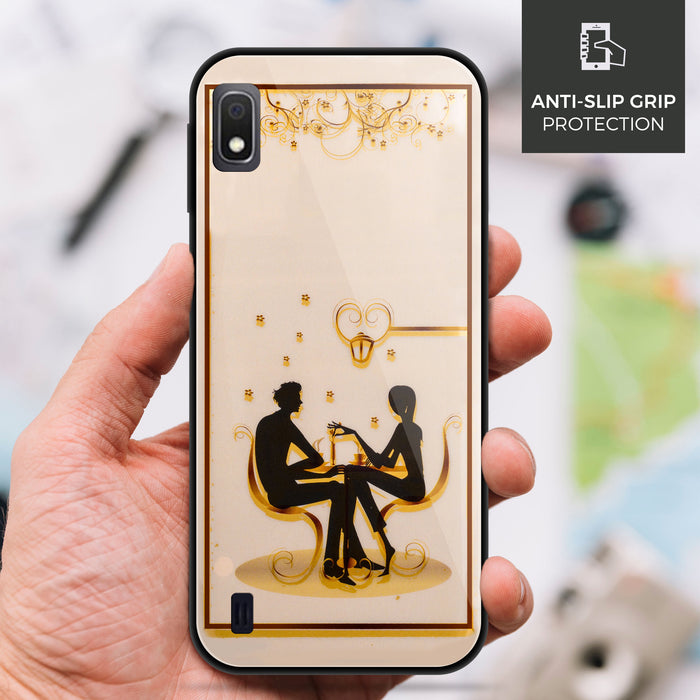 Designer Soft TPU Fancy Back Case Cover for Samsung A10