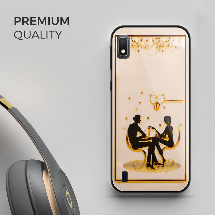 Designer Soft TPU Fancy Back Case Cover for Samsung A10