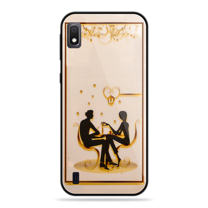 Designer Soft TPU Fancy Back Case Cover for Samsung A10 (24 PCS. SET)