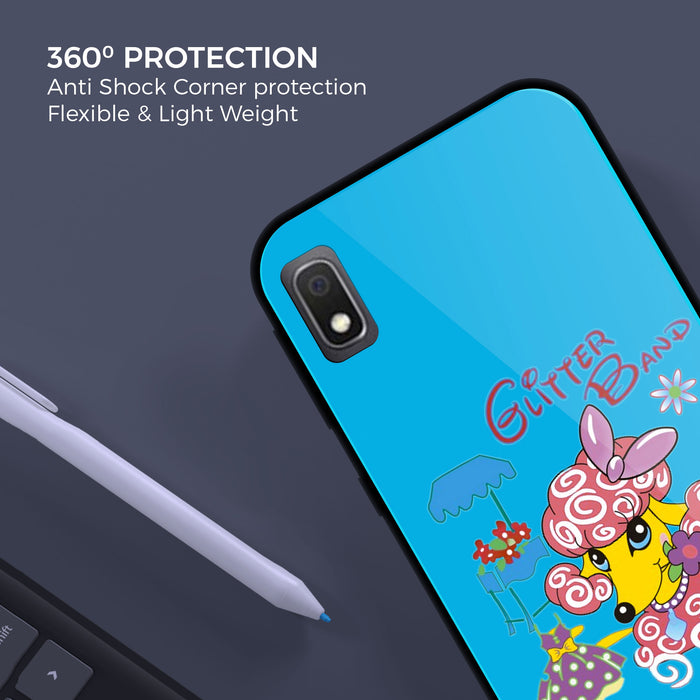Designer Soft TPU Fancy Back Case Cover for Samsung A10