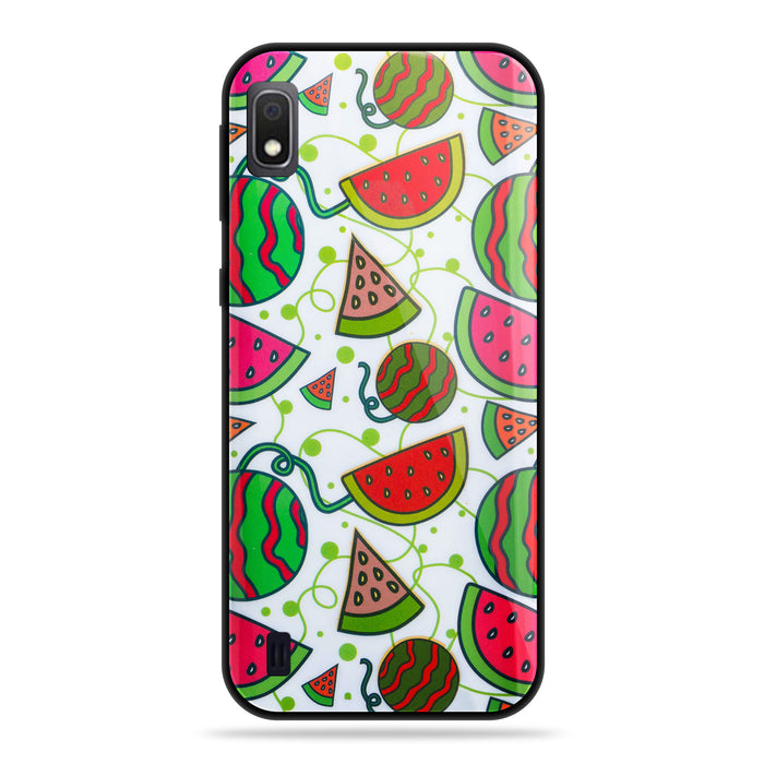 Designer Soft TPU Fancy Back Case Cover for Samsung A10