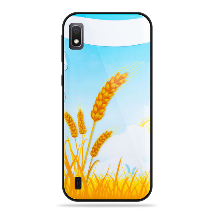 Designer Soft TPU Fancy Back Case Cover for Samsung A10