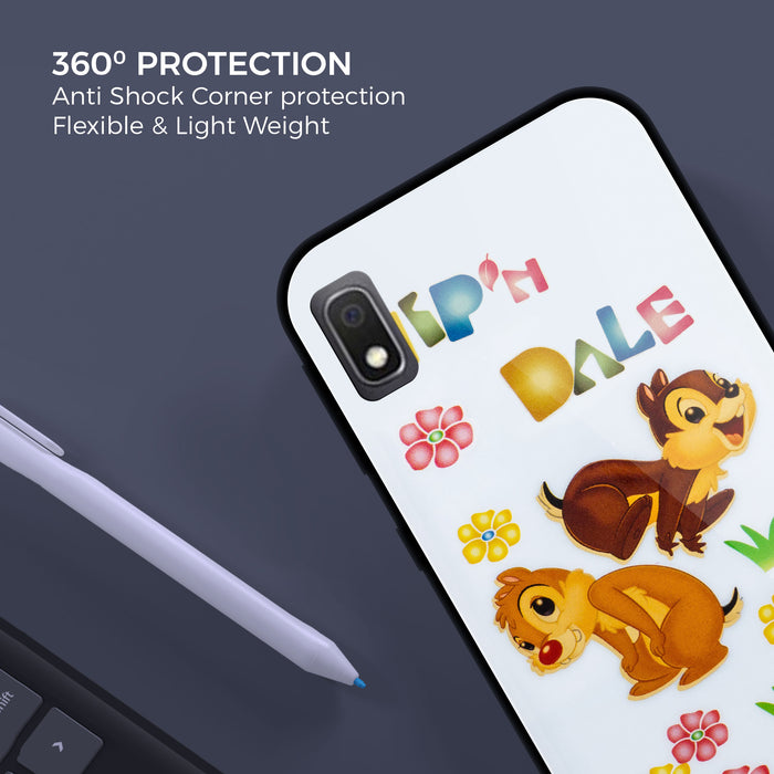 Designer Soft TPU Fancy Back Case Cover for Samsung A10