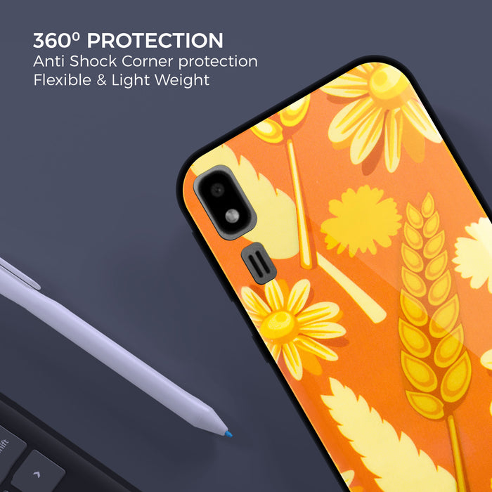 Designer Soft TPU Fancy Back Case Cover for Samsung A2 Core