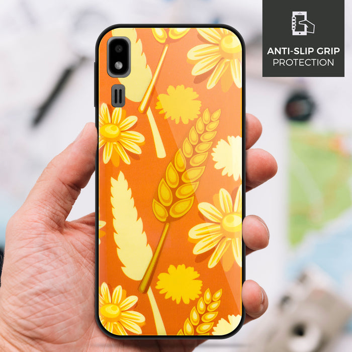 Designer Soft TPU Fancy Back Case Cover for Samsung A2 Core