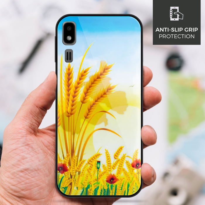 Designer Soft TPU Fancy Back Case Cover for Samsung A2 Core