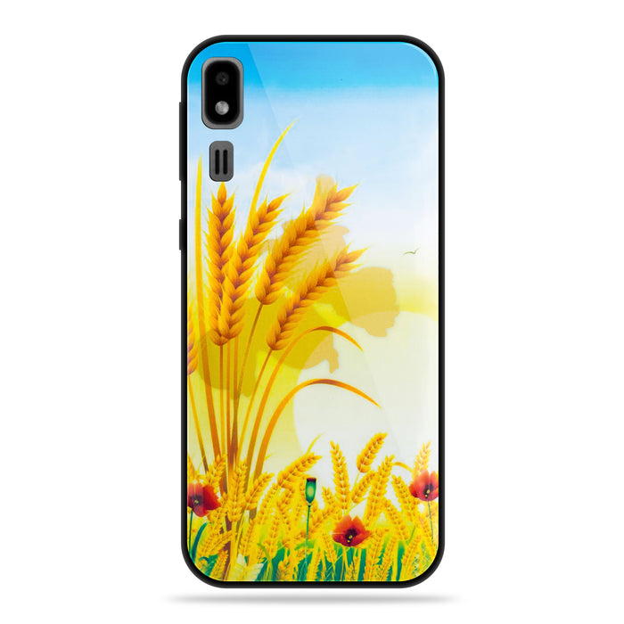 Designer Soft TPU Fancy Back Case Cover for Samsung A2 Core (24 PCS. SET)