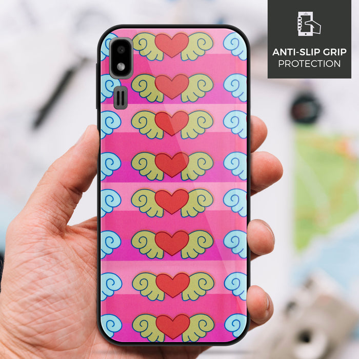 Designer Soft TPU Fancy Back Case Cover for Samsung A2 Core