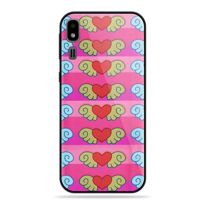 Designer Soft TPU Fancy Back Case Cover for Samsung A2 Core