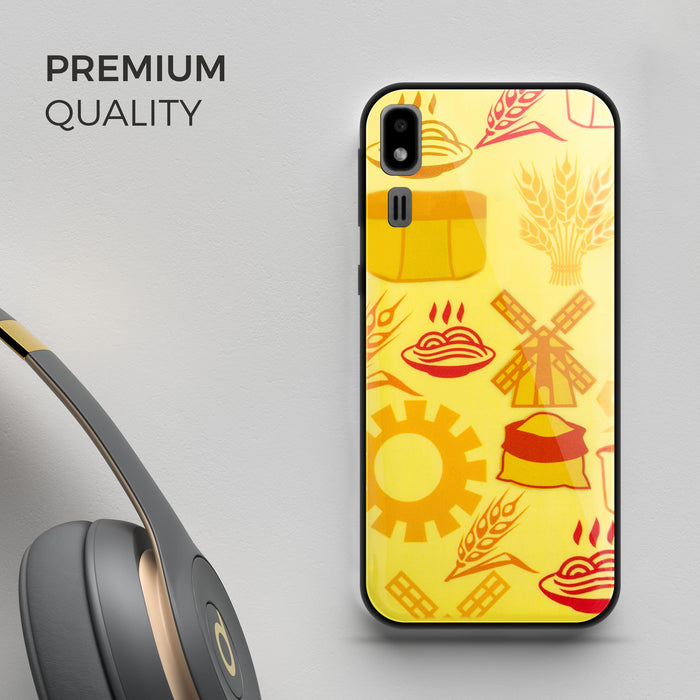 Designer Soft TPU Fancy Back Case Cover for Samsung A2 Core