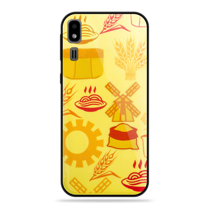 Designer Soft TPU Fancy Back Case Cover for Samsung A2 Core