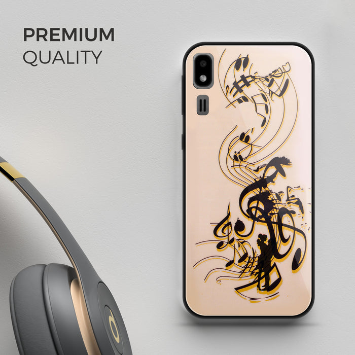 Designer Soft TPU Fancy Back Case Cover for Samsung A2 Core