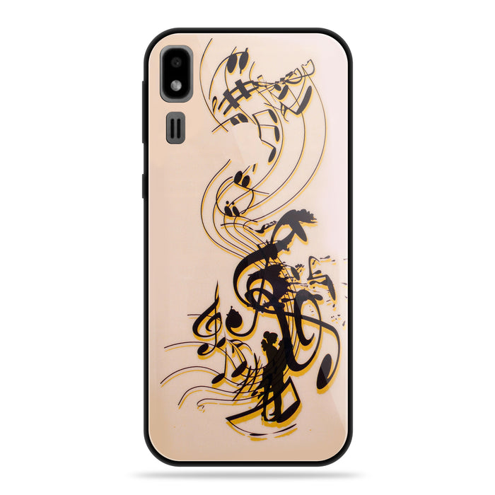 Designer Soft TPU Fancy Back Case Cover for Samsung A2 Core (24 PCS. SET)