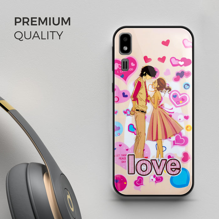 Designer Soft TPU Fancy Back Case Cover for Samsung A2 Core