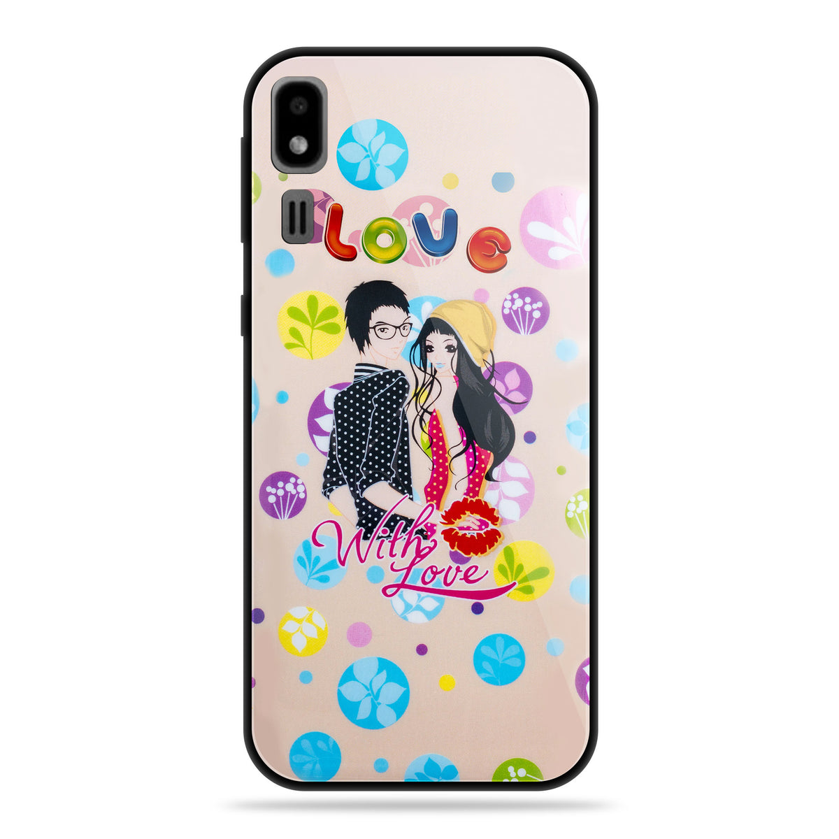 Designer Soft TPU Fancy Back Case Cover for Samsung A2 Core