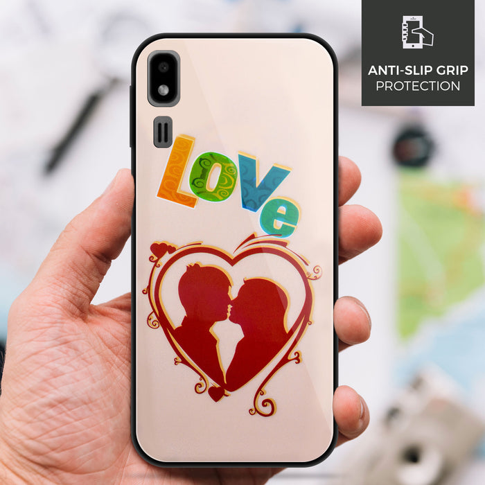 Designer Soft TPU Fancy Back Case Cover for Samsung A2 Core