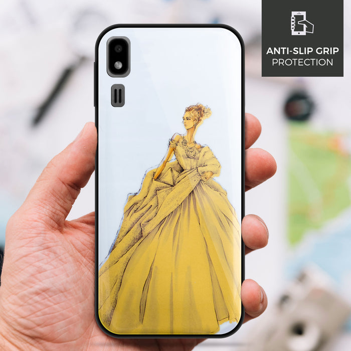 Designer Soft TPU Fancy Back Case Cover for Samsung A2 Core