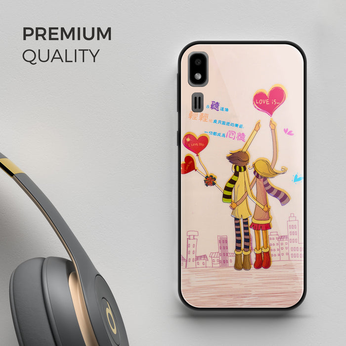 Designer Soft TPU Fancy Back Case Cover for Samsung A2 Core