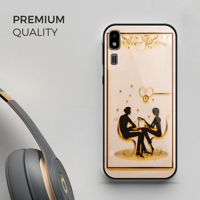 Designer Soft TPU Fancy Back Case Cover for Samsung A2 Core