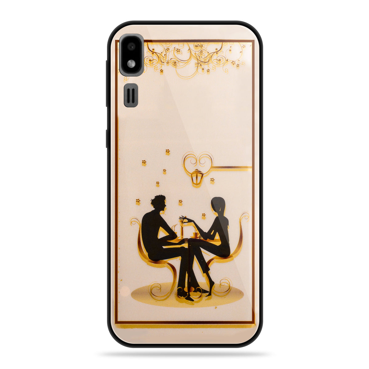 Designer Soft TPU Fancy Back Case Cover for Samsung A2 Core